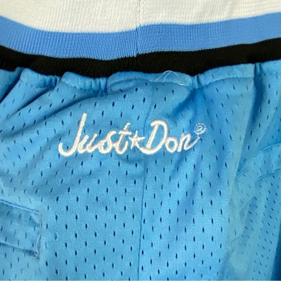 JUST DON X JORDAN North Carolina UNC Tar Heels Basketball Shorts size Small - Picture 5 of 7